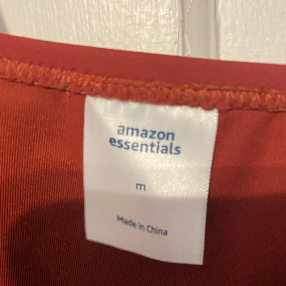Amazon Chic Burgundy swim top size medium